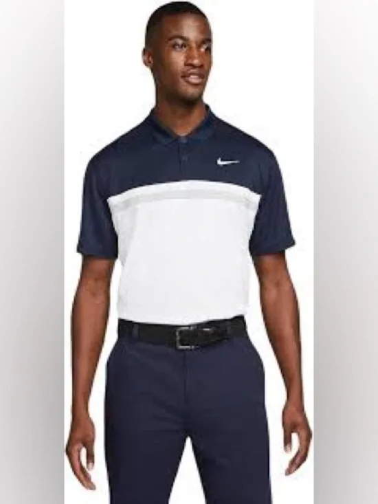 MENS NIKE DRI FIT GOLF POLO - Picture 1 of 4